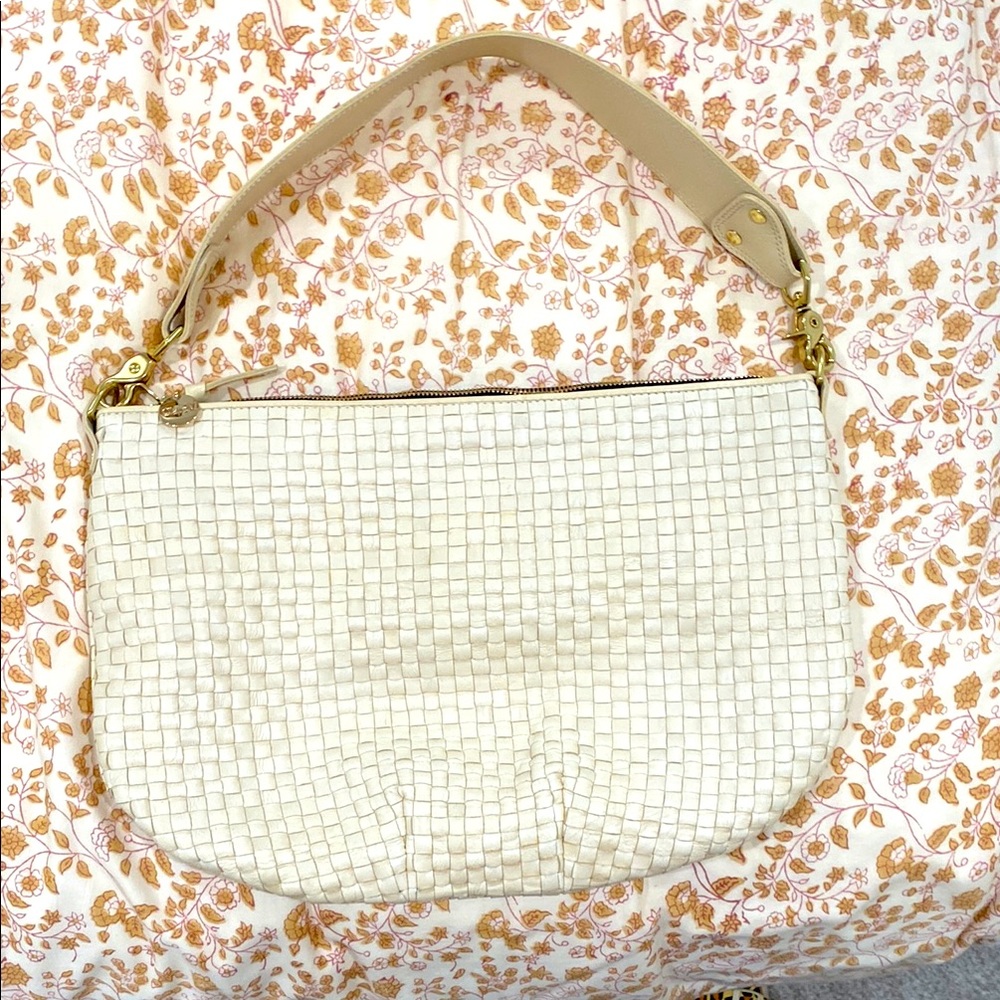 Clare V Buttercream Moyen Shoulder Bag